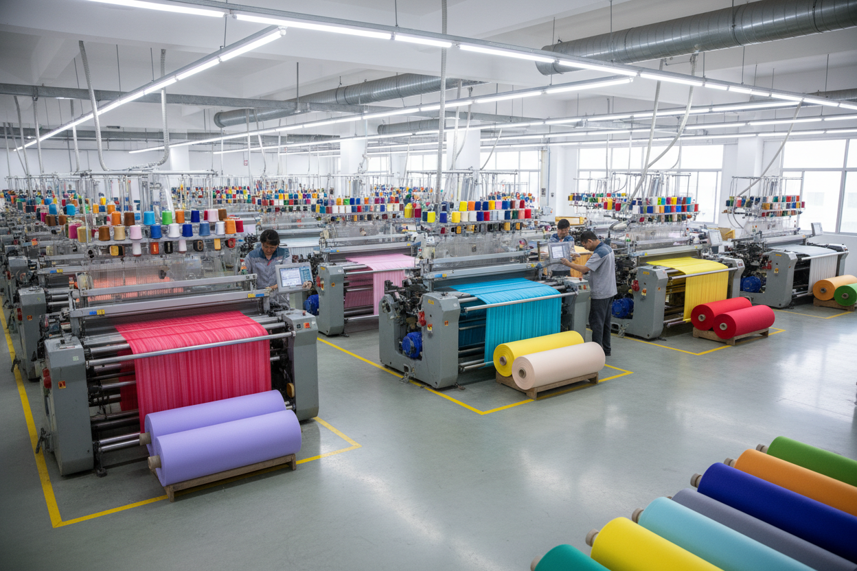 foto de fabrica textil