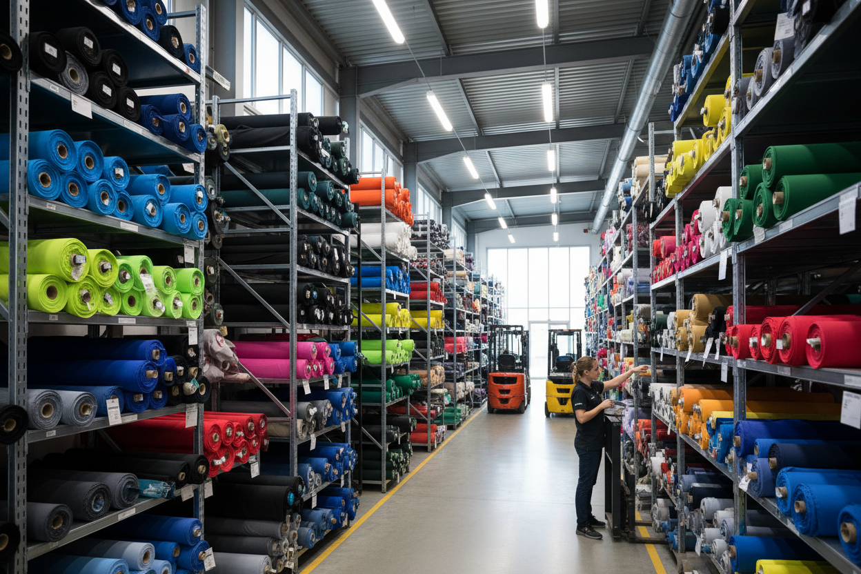 imagen de telas deportivas o de bodega textil
